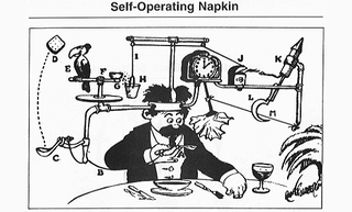 Illustration for article titled Rube Goldberg: The Man Behind the Machines